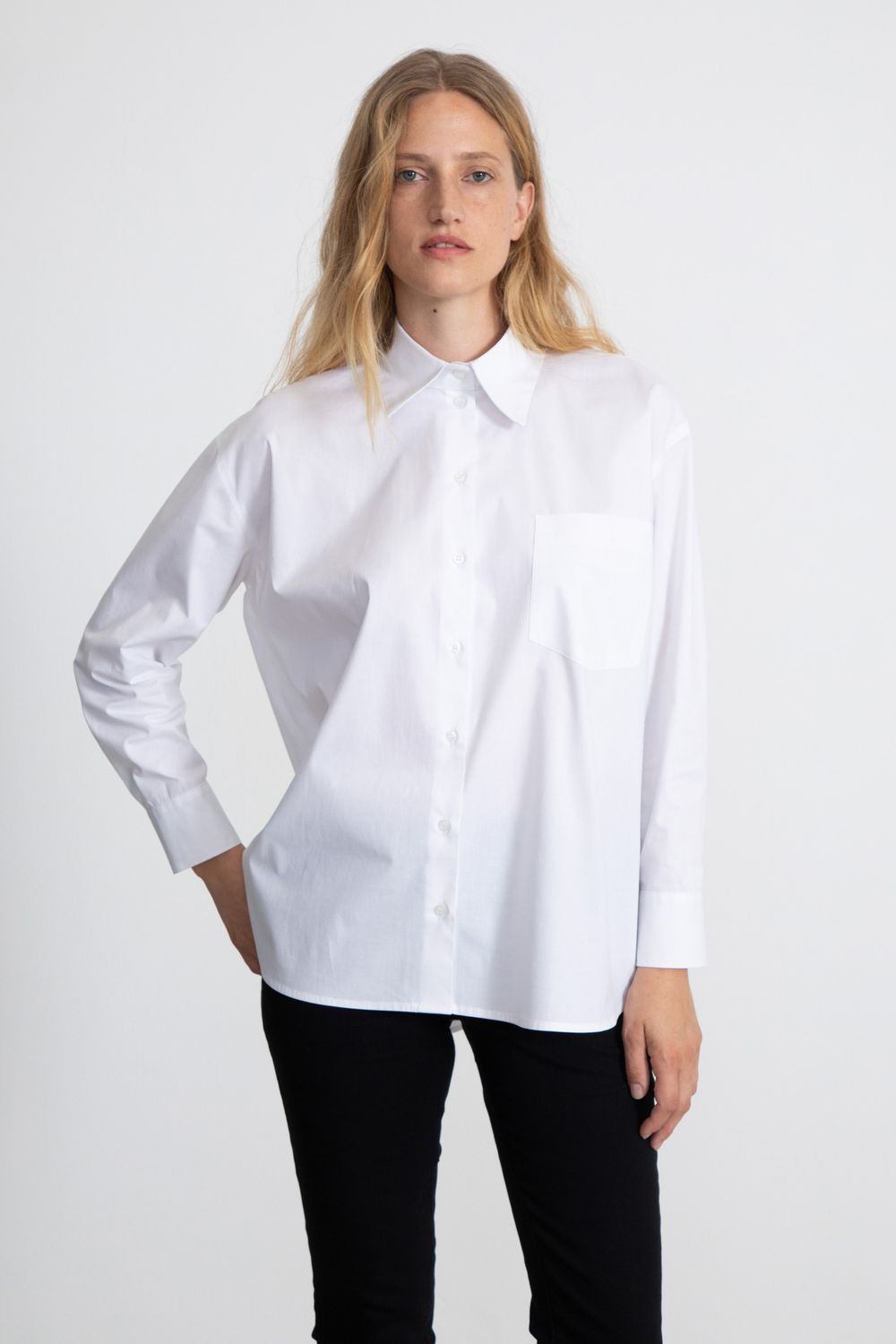 Camisa Over White
