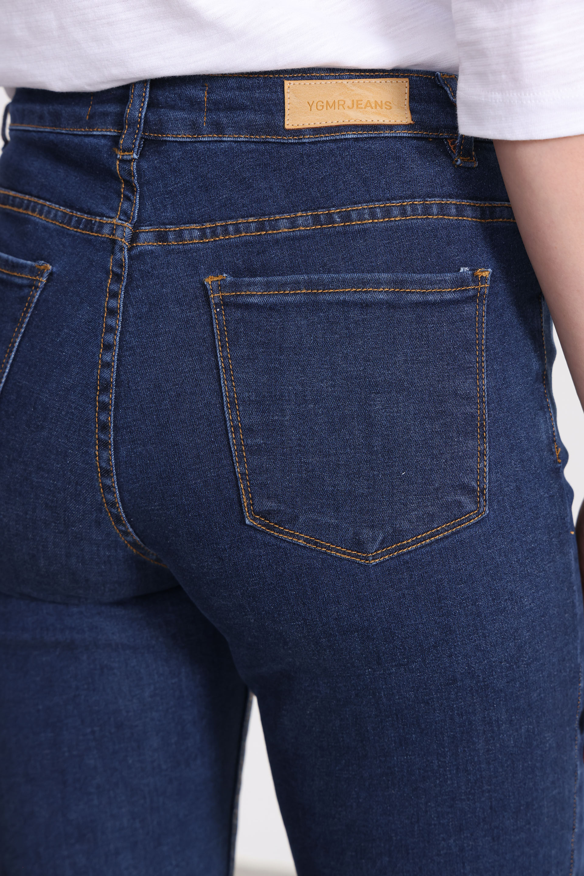 Azul Marino - 32 - Jeans de Mujer - Yagmour