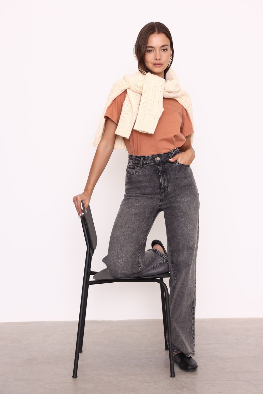 WIDE LEG RELAX BLACK